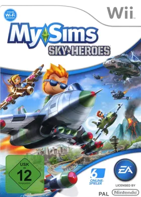 MySims Sky Heroes box cover front